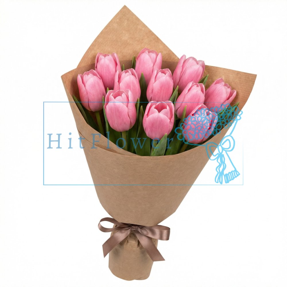 Букет цветов из: Тюльпаны